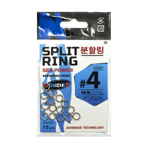 Заводные кольца Wonder Split Ring Big Lures #4 60lb/27кг