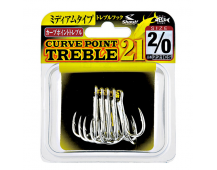Крючок тройной Shout Curve Point Treble 21 221CS #3/0